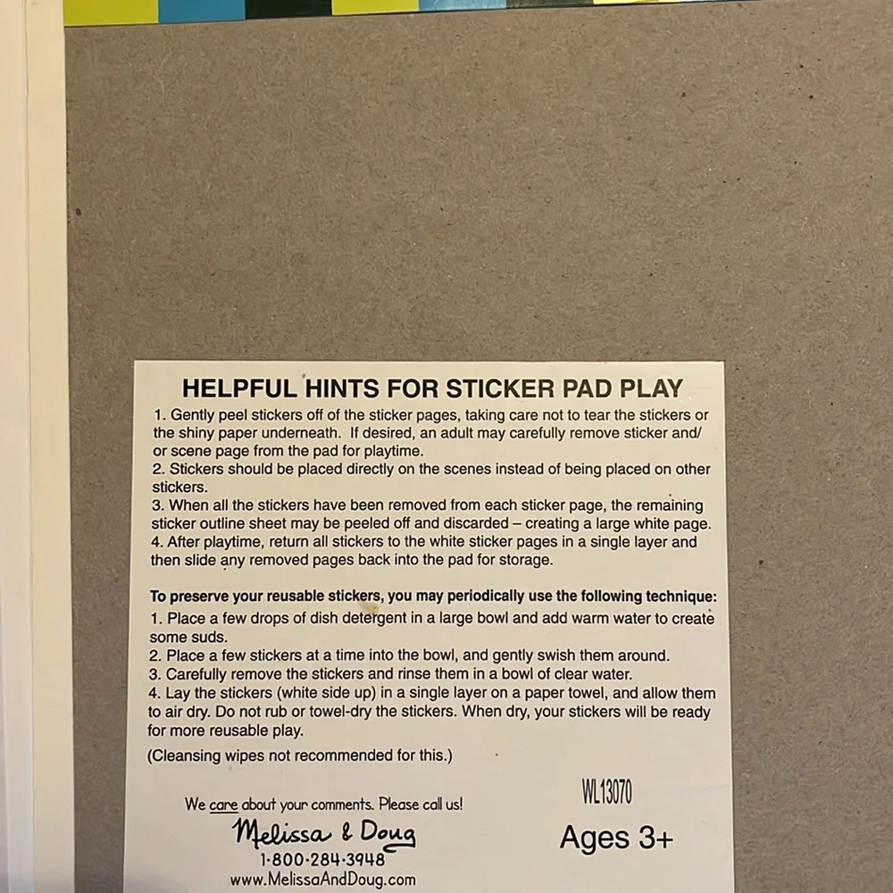 Reusable Sticker Pad: Habitats